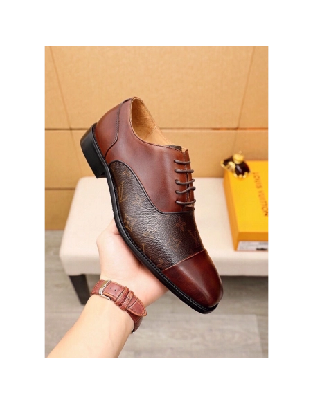 Louis Vuitton leather shoes 116,Louis Vuitton Leather Shoes,LOUIS VUITTON Sneakers,Business Shoes