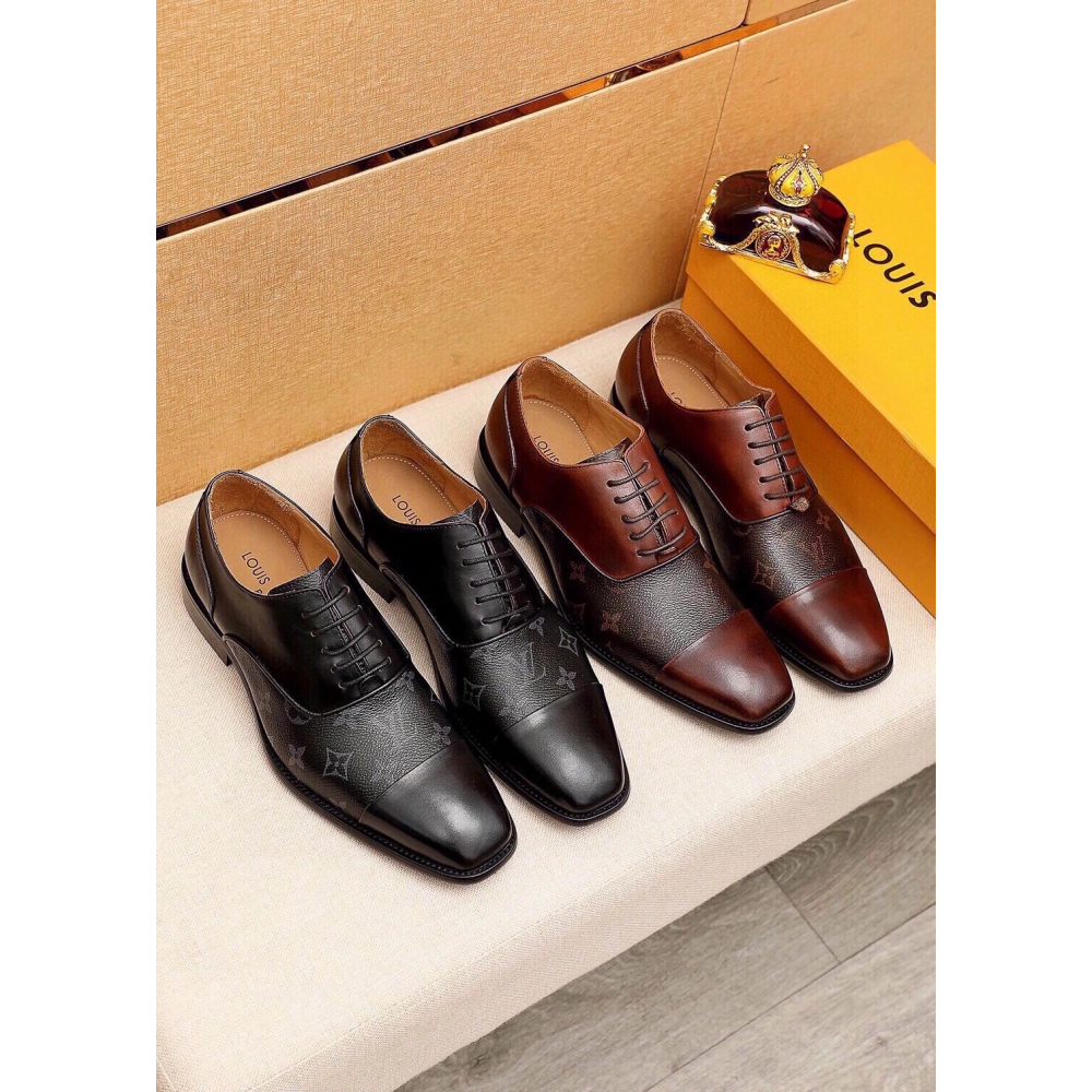 Louis Vuitton leather shoes 116,Louis Vuitton Leather Shoes,LOUIS VUITTON Sneakers,Business Shoes