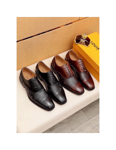 Louis Vuitton leather shoes 116,Louis Vuitton Leather Shoes,LOUIS VUITTON Sneakers,Business Shoes