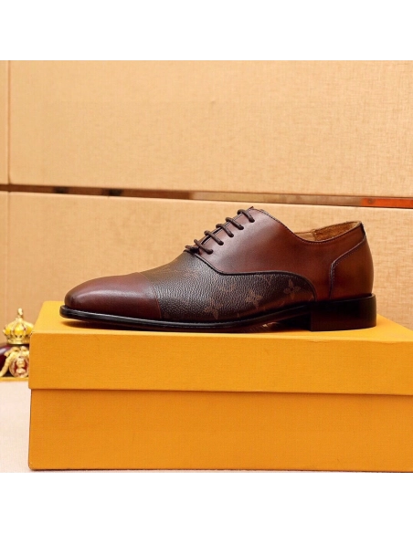 Louis Vuitton leather shoes 116,Louis Vuitton Leather Shoes,LOUIS VUITTON Sneakers,Business Shoes