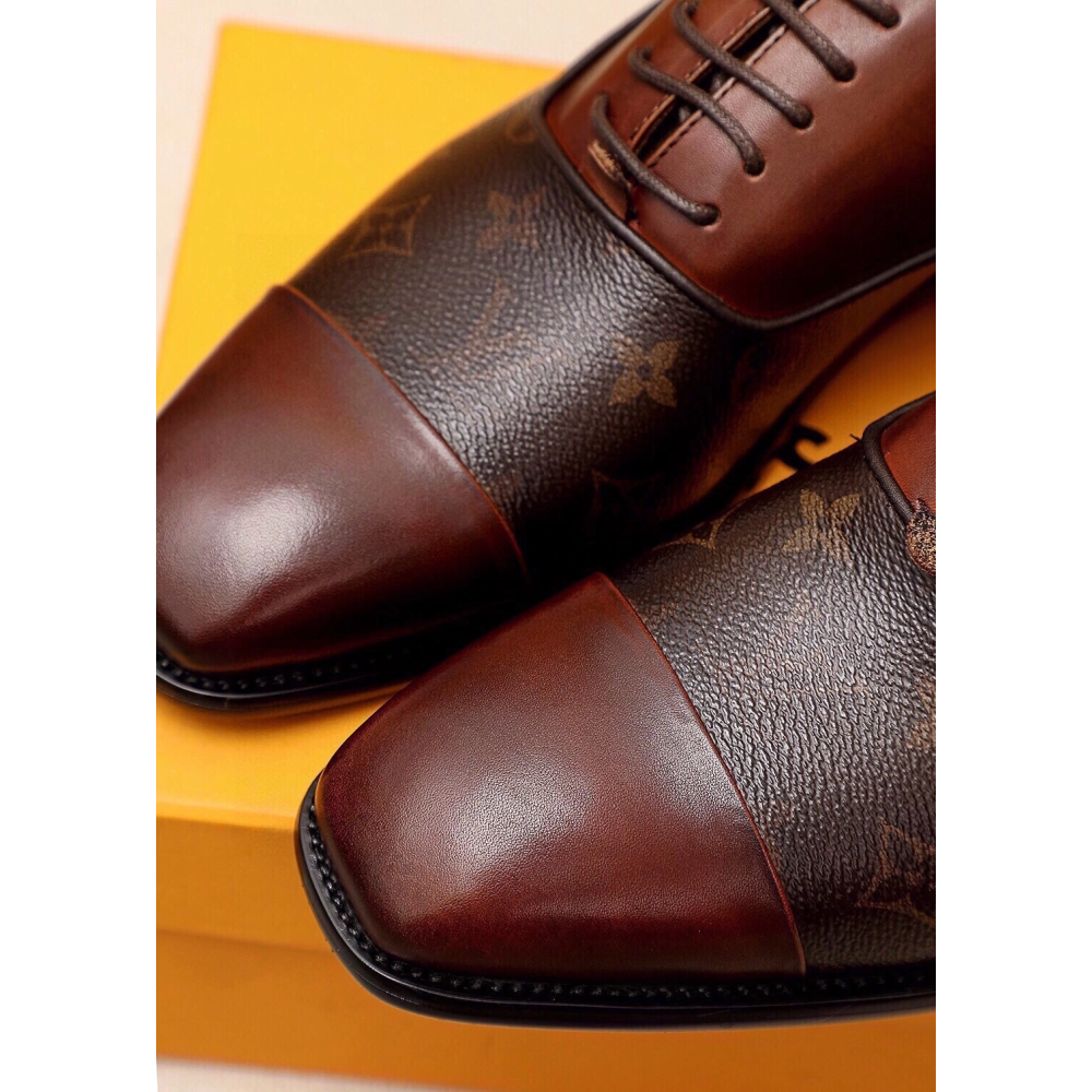 Louis Vuitton leather shoes 116,Louis Vuitton Leather Shoes,LOUIS VUITTON Sneakers,Business Shoes