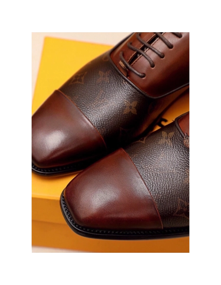 Louis Vuitton leather shoes 116,Louis Vuitton Leather Shoes,LOUIS VUITTON Sneakers,Business Shoes