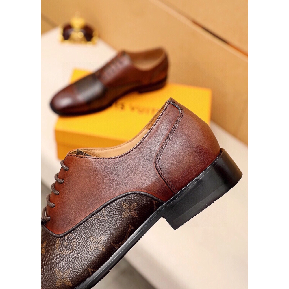 Louis Vuitton leather shoes 116,Louis Vuitton Leather Shoes,LOUIS VUITTON Sneakers,Business Shoes