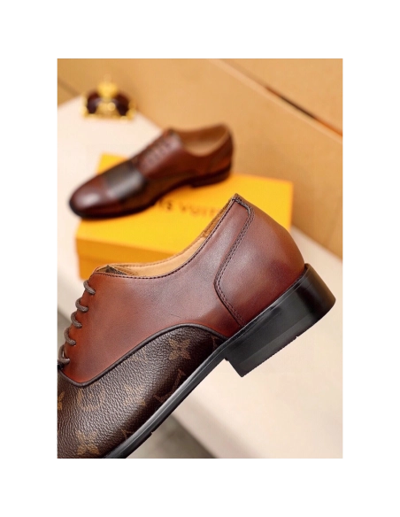 Louis Vuitton leather shoes 116,Louis Vuitton Leather Shoes,LOUIS VUITTON Sneakers,Business Shoes