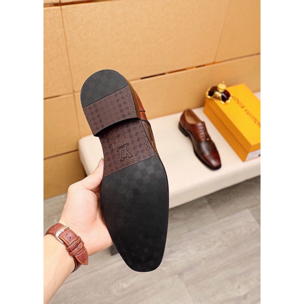 Louis Vuitton leather shoes 116,Louis Vuitton Leather Shoes,LOUIS VUITTON Sneakers,Business Shoes
