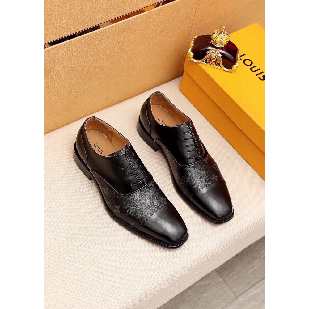 Louis Vuitton leather shoes 117,Louis Vuitton Leather Shoes,LOUIS VUITTON Sneakers,Business Shoes