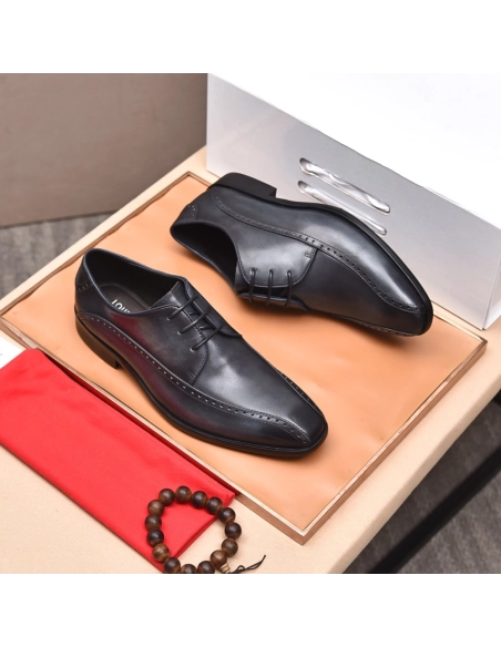 Louis Vuitton leather shoes 122,Louis Vuitton Leather Shoes,LOUIS VUITTON Sneakers,Business Shoes