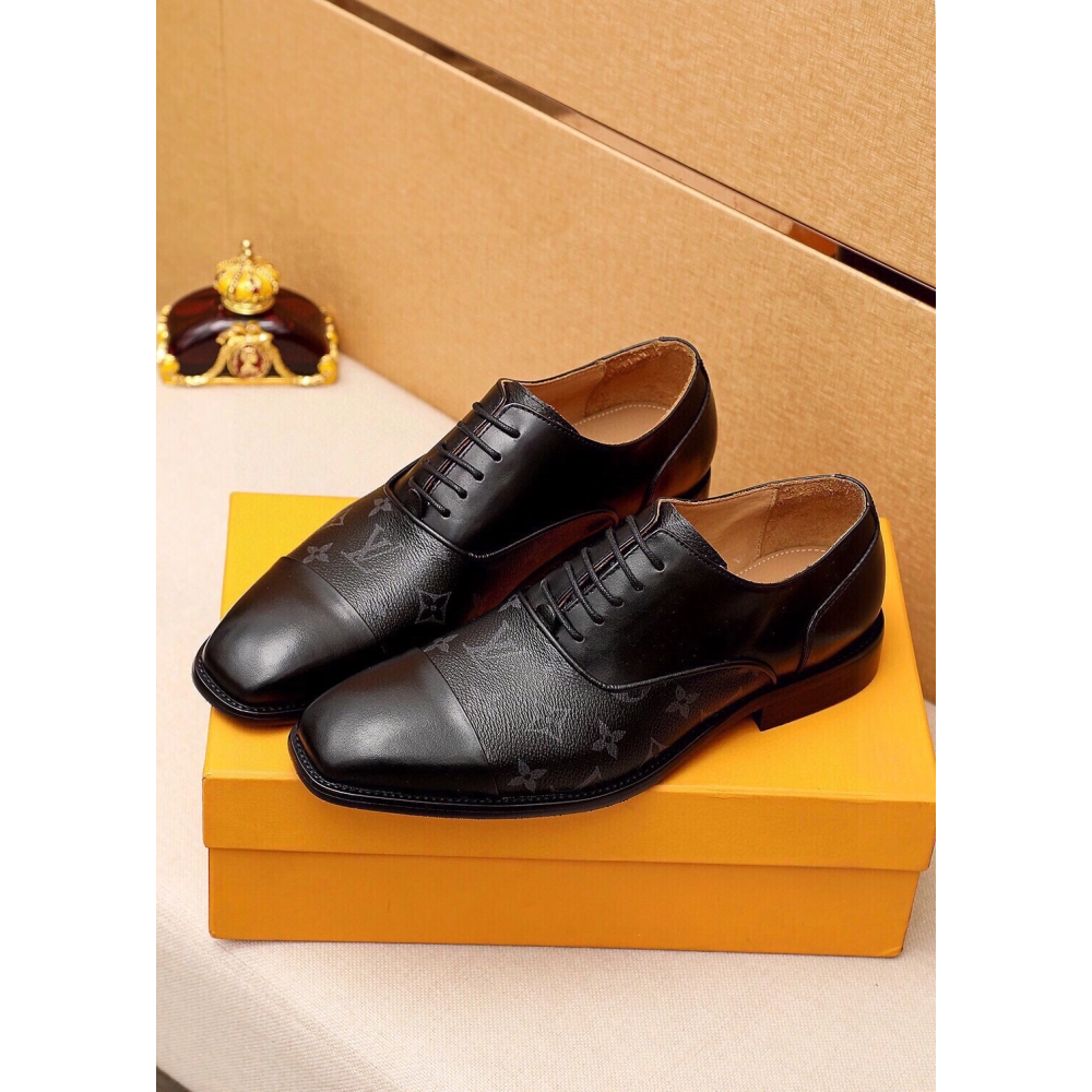 Louis Vuitton leather shoes 117,Louis Vuitton Leather Shoes,LOUIS VUITTON Sneakers,Business Shoes