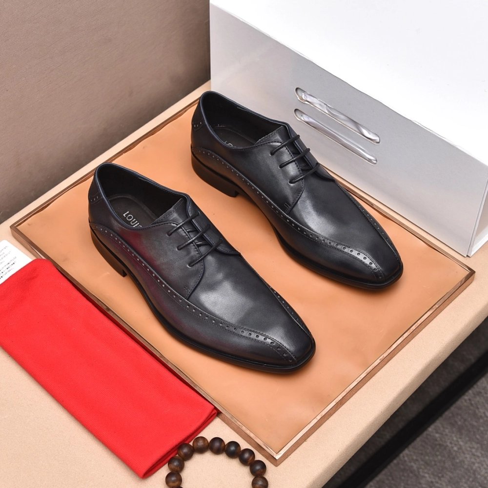 Louis Vuitton leather shoes 122,Louis Vuitton Leather Shoes,LOUIS VUITTON Sneakers,Business Shoes