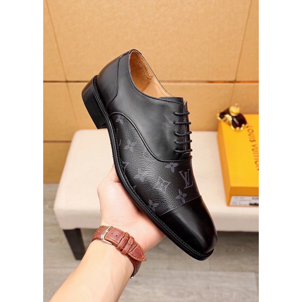 Louis Vuitton leather shoes 117,Louis Vuitton Leather Shoes,LOUIS VUITTON Sneakers,Business Shoes