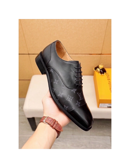 Louis Vuitton leather shoes 117,Louis Vuitton Leather Shoes,LOUIS VUITTON Sneakers,Business Shoes