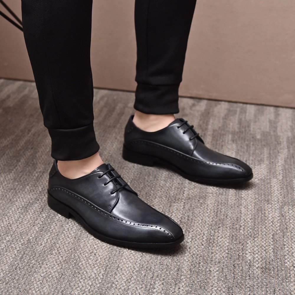 Louis Vuitton leather shoes 122,Louis Vuitton Leather Shoes,LOUIS VUITTON Sneakers,Business Shoes