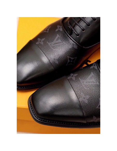 Louis Vuitton leather shoes 117,Louis Vuitton Leather Shoes,LOUIS VUITTON Sneakers,Business Shoes