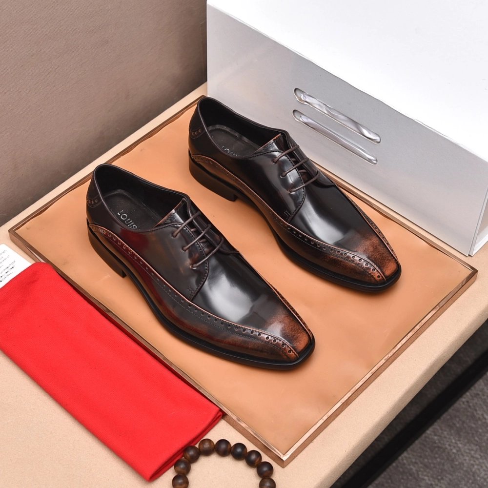 Louis Vuitton leather shoes 123,Louis Vuitton Leather Shoes,LOUIS VUITTON Sneakers,Business Shoes