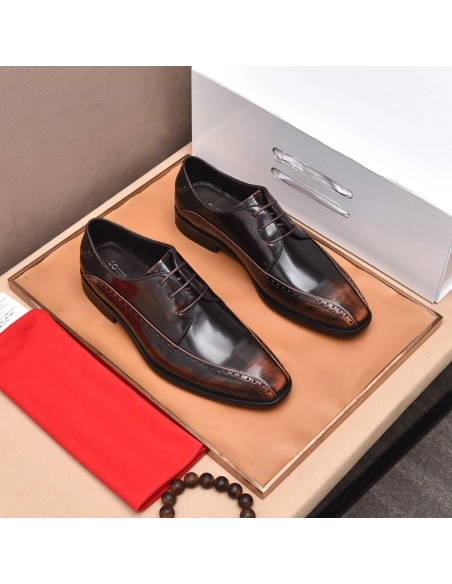 Louis Vuitton leather shoes 123,Louis Vuitton Leather Shoes,LOUIS VUITTON Sneakers,Business Shoes