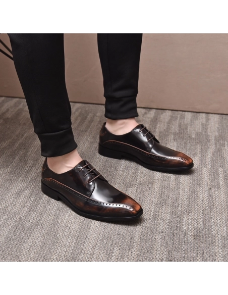 Louis Vuitton leather shoes 123,Louis Vuitton Leather Shoes,LOUIS VUITTON Sneakers,Business Shoes