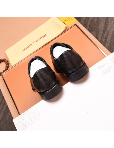 Louis Vuitton leather shoes 118,Louis Vuitton Leather Shoes,LOUIS VUITTON Sneakers,Business Shoes