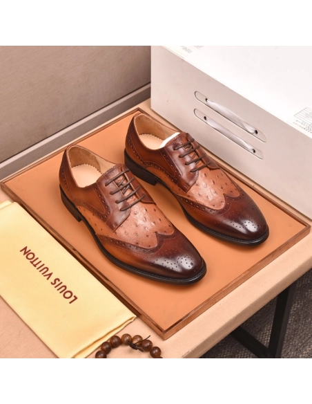 Louis Vuitton leather shoes 119,Louis Vuitton Leather Shoes,LOUIS VUITTON Sneakers,Business Shoes