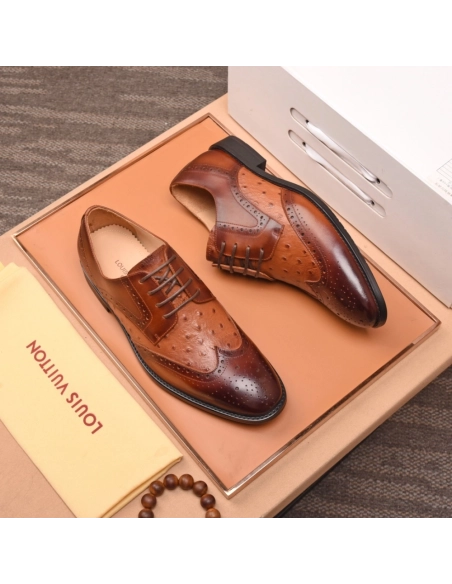 Louis Vuitton leather shoes 119,Louis Vuitton Leather Shoes,LOUIS VUITTON Sneakers,Business Shoes