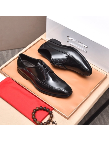 Louis Vuitton leather shoes 124,Louis Vuitton Leather Shoes,LOUIS VUITTON Sneakers,Business Shoes