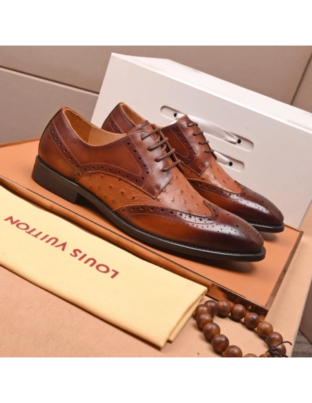 Louis Vuitton leather shoes 119,Louis Vuitton Leather Shoes,LOUIS VUITTON Sneakers,Business Shoes