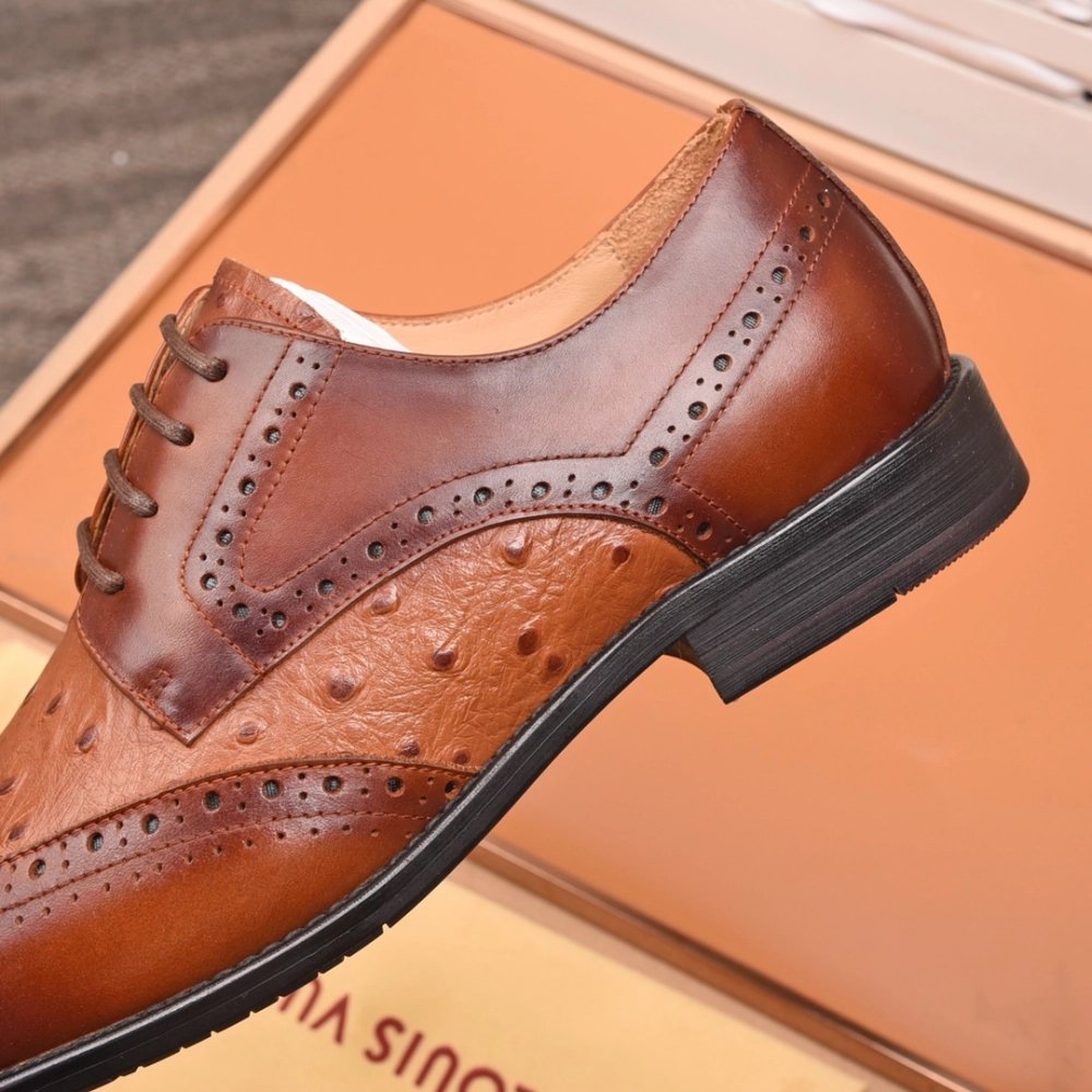 Louis Vuitton leather shoes 119,Louis Vuitton Leather Shoes,LOUIS VUITTON Sneakers,Business Shoes