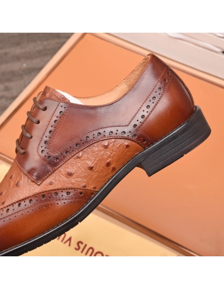 Louis Vuitton leather shoes 119,Louis Vuitton Leather Shoes,LOUIS VUITTON Sneakers,Business Shoes