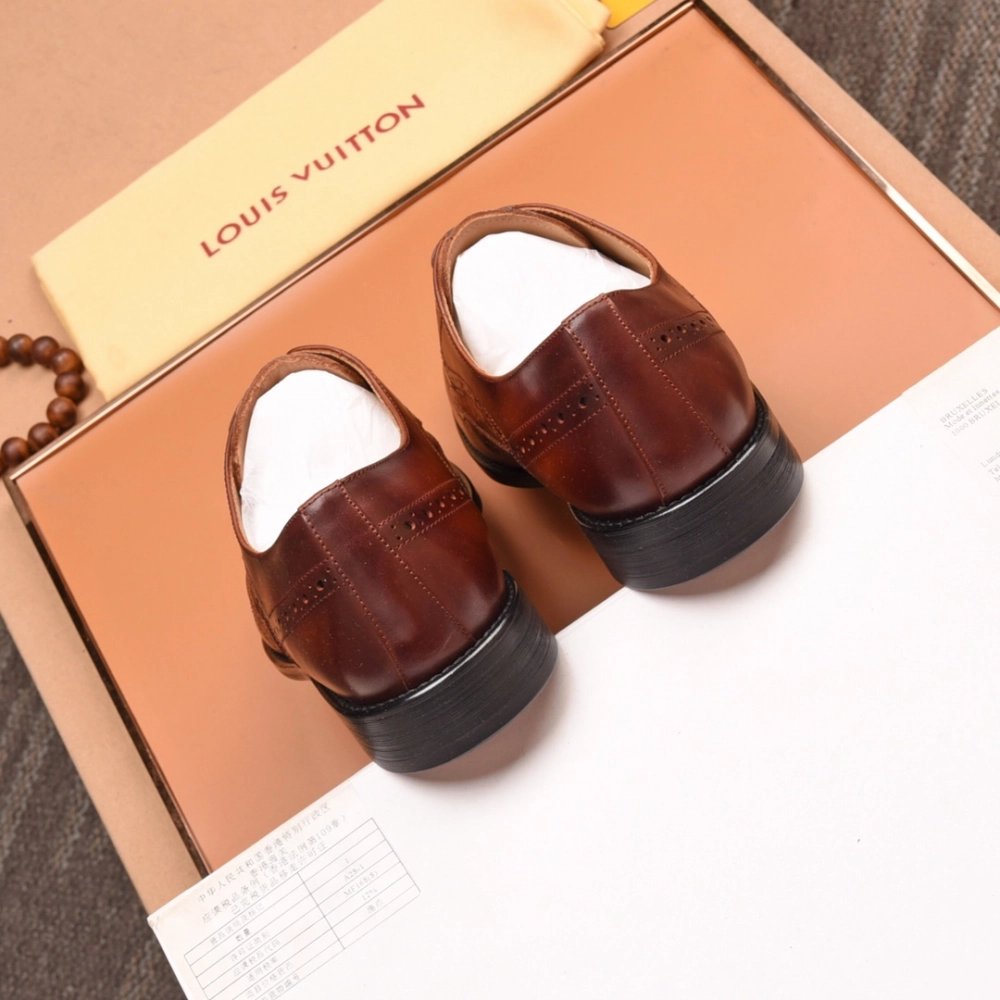 Louis Vuitton leather shoes 119,Louis Vuitton Leather Shoes,LOUIS VUITTON Sneakers,Business Shoes