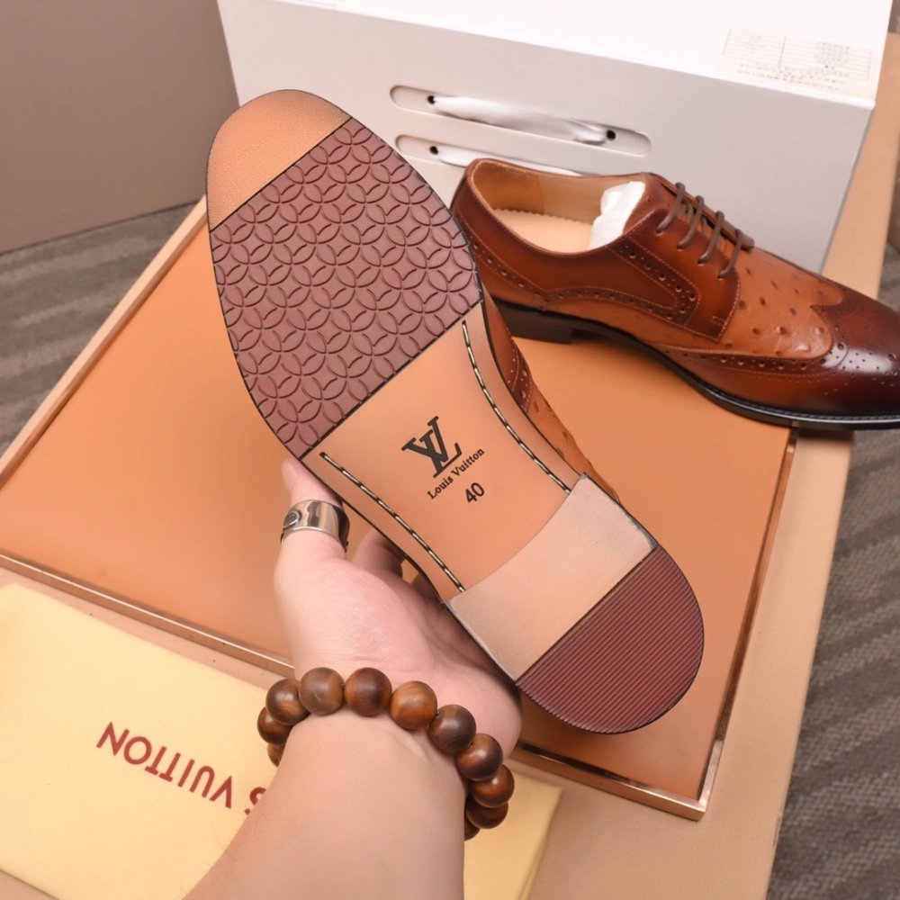 Louis Vuitton leather shoes 119,Louis Vuitton Leather Shoes,LOUIS VUITTON Sneakers,Business Shoes