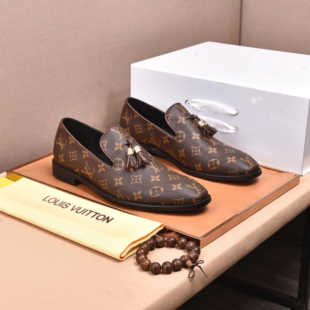 Louis Vuitton leather shoes 125,Louis Vuitton Leather Shoes,LOUIS VUITTON Sneakers,Business Shoes