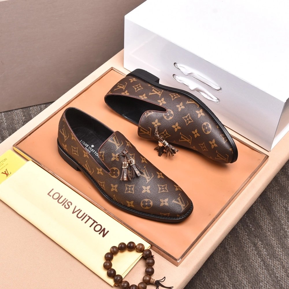 Louis Vuitton leather shoes 125,Louis Vuitton Leather Shoes,LOUIS VUITTON Sneakers,Business Shoes