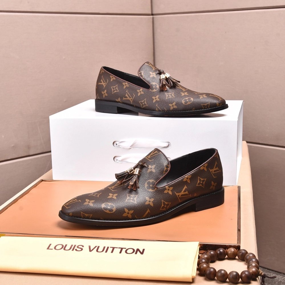 Louis Vuitton leather shoes 125,Louis Vuitton Leather Shoes,LOUIS VUITTON Sneakers,Business Shoes
