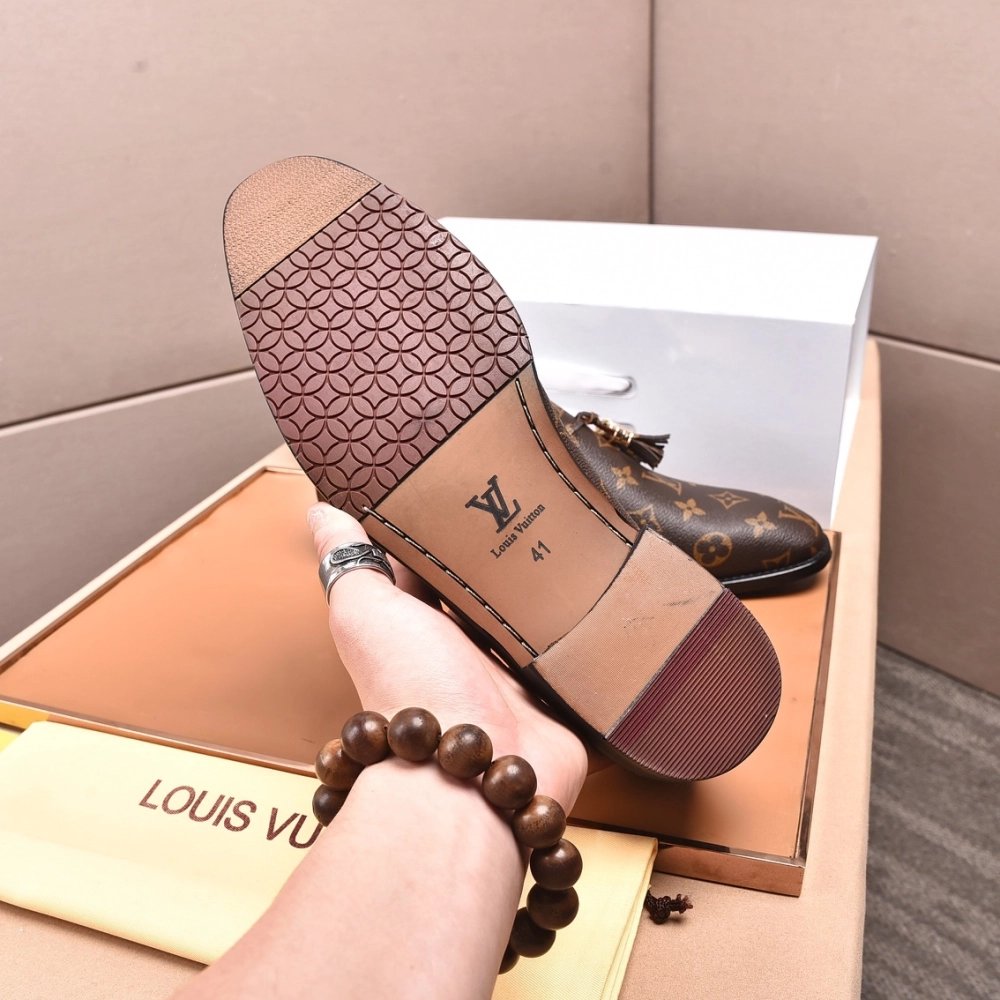Louis Vuitton leather shoes 125,Louis Vuitton Leather Shoes,LOUIS VUITTON Sneakers,Business Shoes