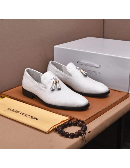 Louis Vuitton leather shoes 128,Louis Vuitton Leather Shoes,LOUIS VUITTON Sneakers,Business Shoes