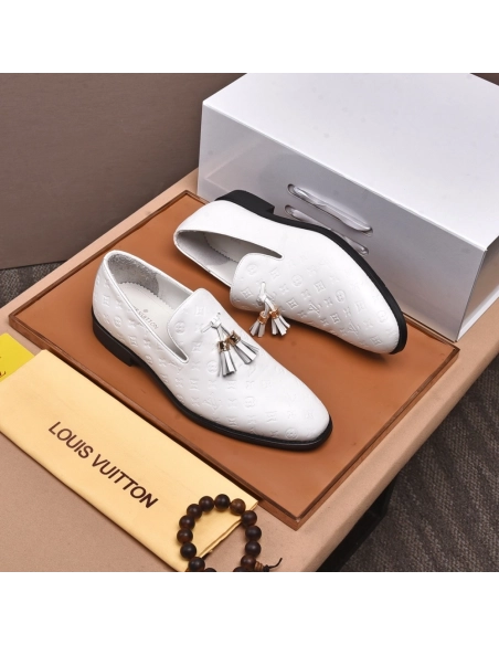 Louis Vuitton leather shoes 128,Louis Vuitton Leather Shoes,LOUIS VUITTON Sneakers,Business Shoes