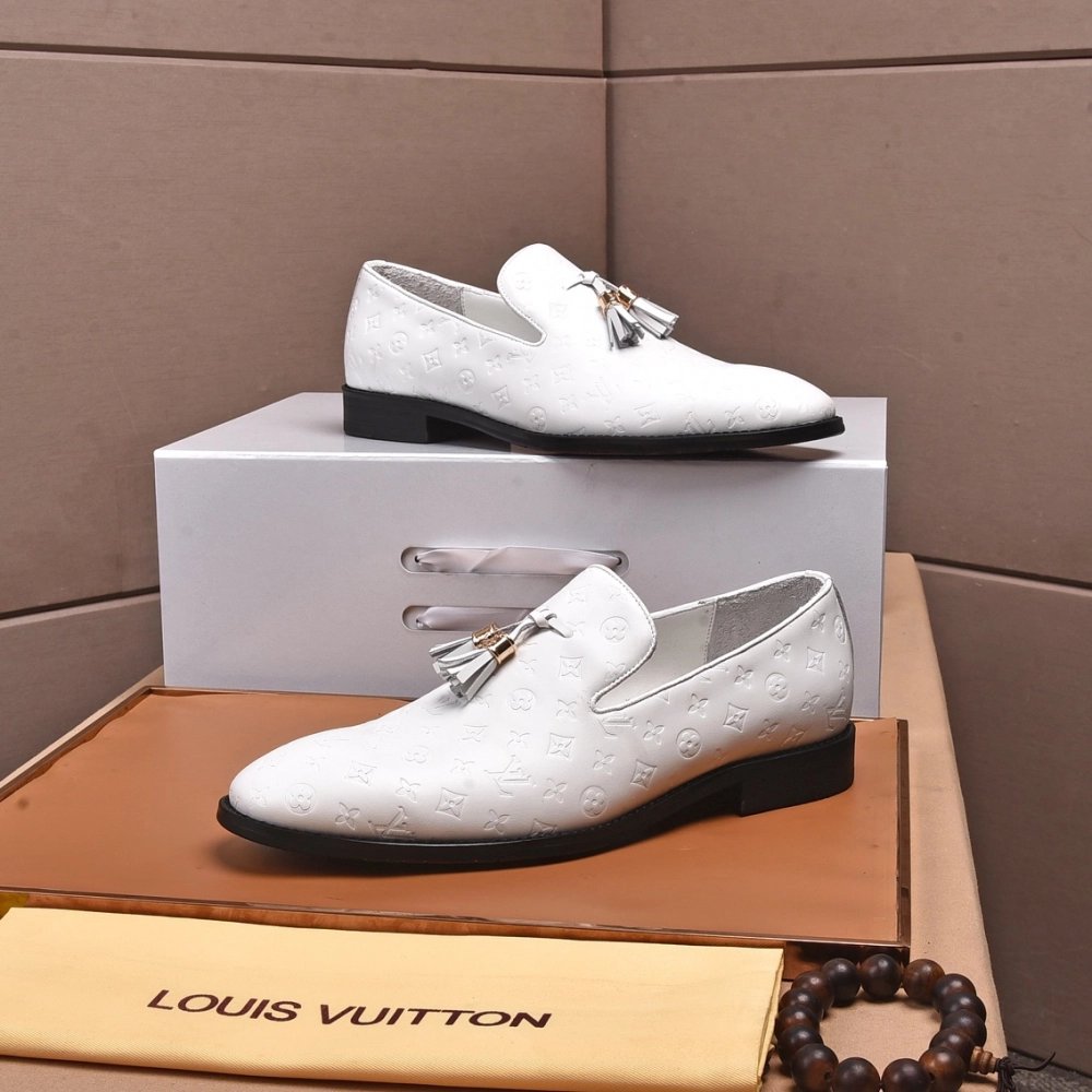 Louis Vuitton leather shoes 128,Louis Vuitton Leather Shoes,LOUIS VUITTON Sneakers,Business Shoes