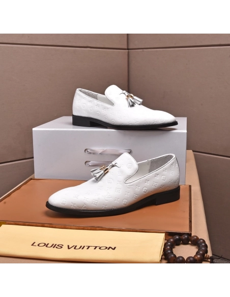 Louis Vuitton leather shoes 128,Louis Vuitton Leather Shoes,LOUIS VUITTON Sneakers,Business Shoes