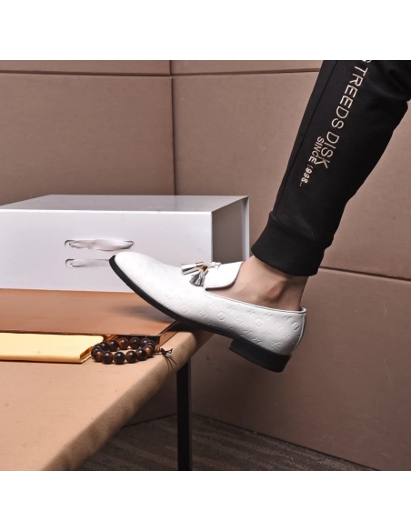 Louis Vuitton leather shoes 128,Louis Vuitton Leather Shoes,LOUIS VUITTON Sneakers,Business Shoes