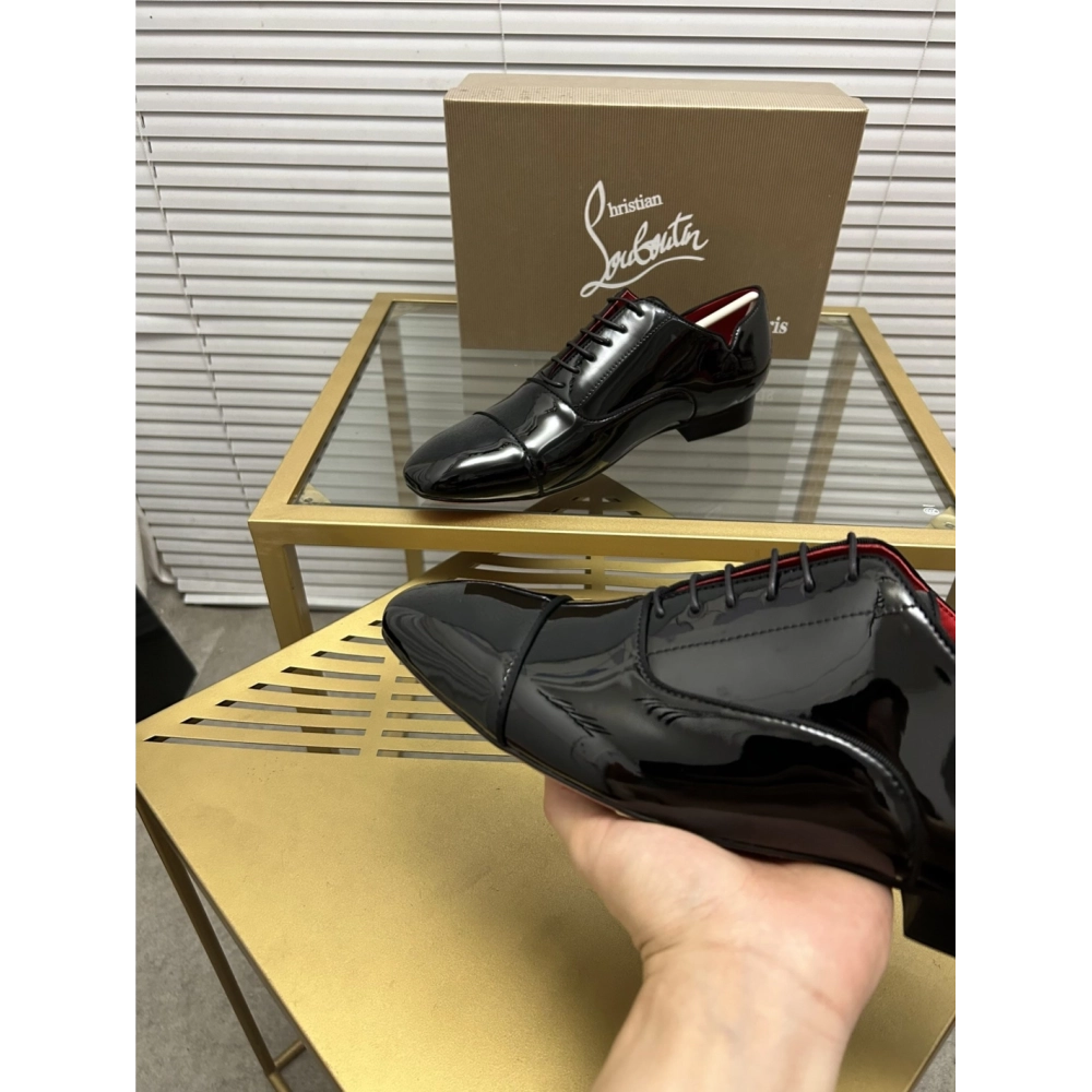 Christian Louboutin leather shoes 011,Oxfords,Christian Louboutin Sneakers,Luxury Shoes