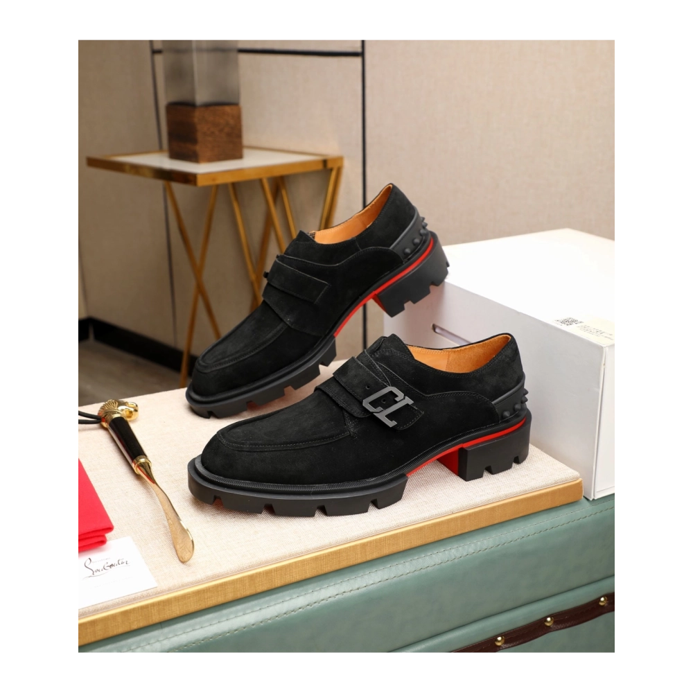 Christian Louboutin leather shoes 032,Oxfords,Christian Louboutin Sneakers,Luxury Shoes