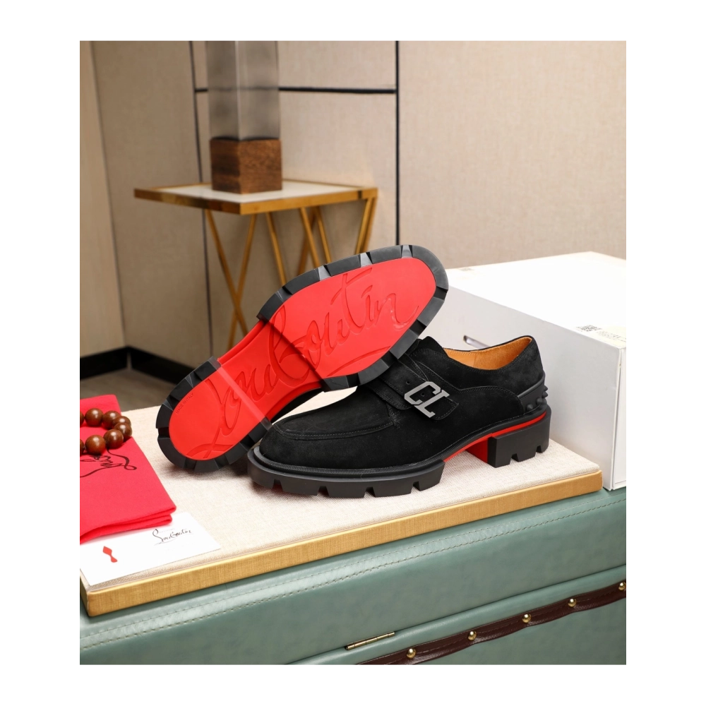 Christian Louboutin leather shoes 032,Oxfords,Christian Louboutin Sneakers,Luxury Shoes