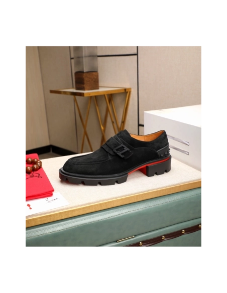Christian Louboutin leather shoes 032,Oxfords,Christian Louboutin Sneakers,Luxury Shoes