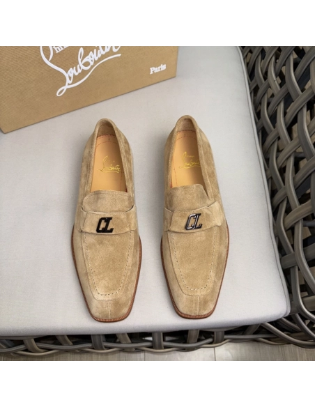 Christian Louboutin leather shoes 043,Oxfords,Christian Louboutin Sneakers,Luxury Shoes
