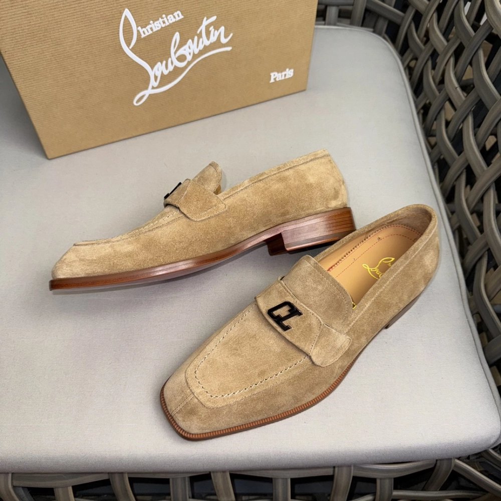 Christian Louboutin leather shoes 043,Oxfords,Christian Louboutin Sneakers,Luxury Shoes