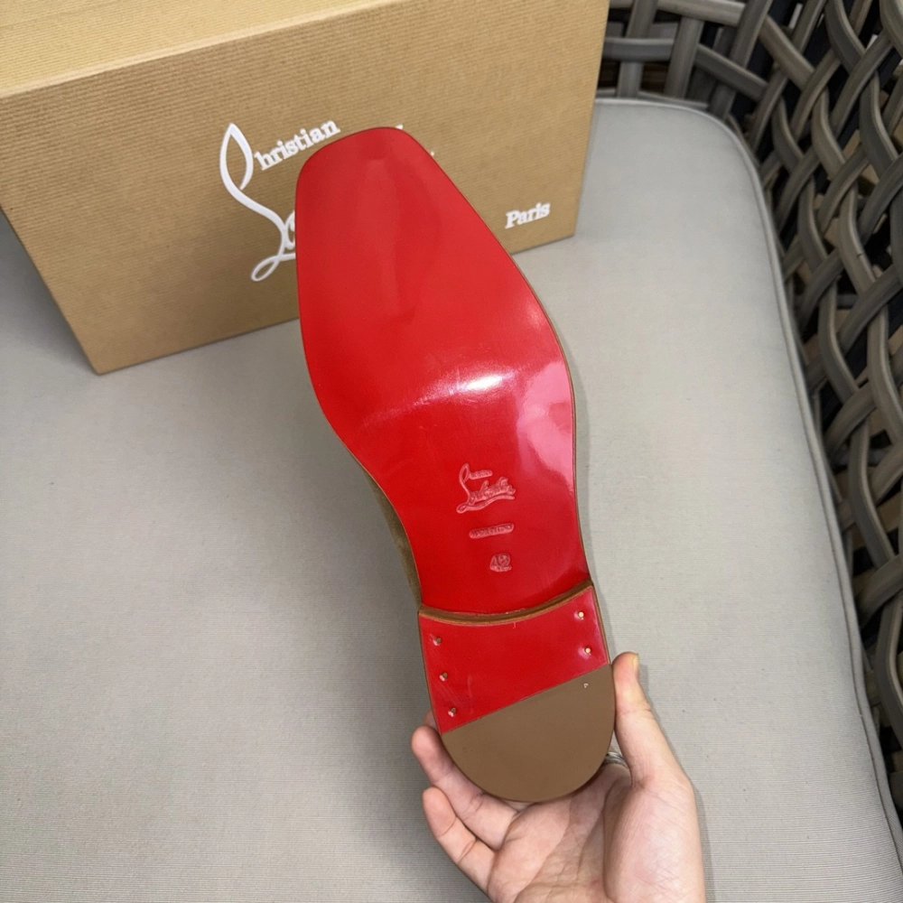 Christian Louboutin leather shoes 043,Oxfords,Christian Louboutin Sneakers,Luxury Shoes