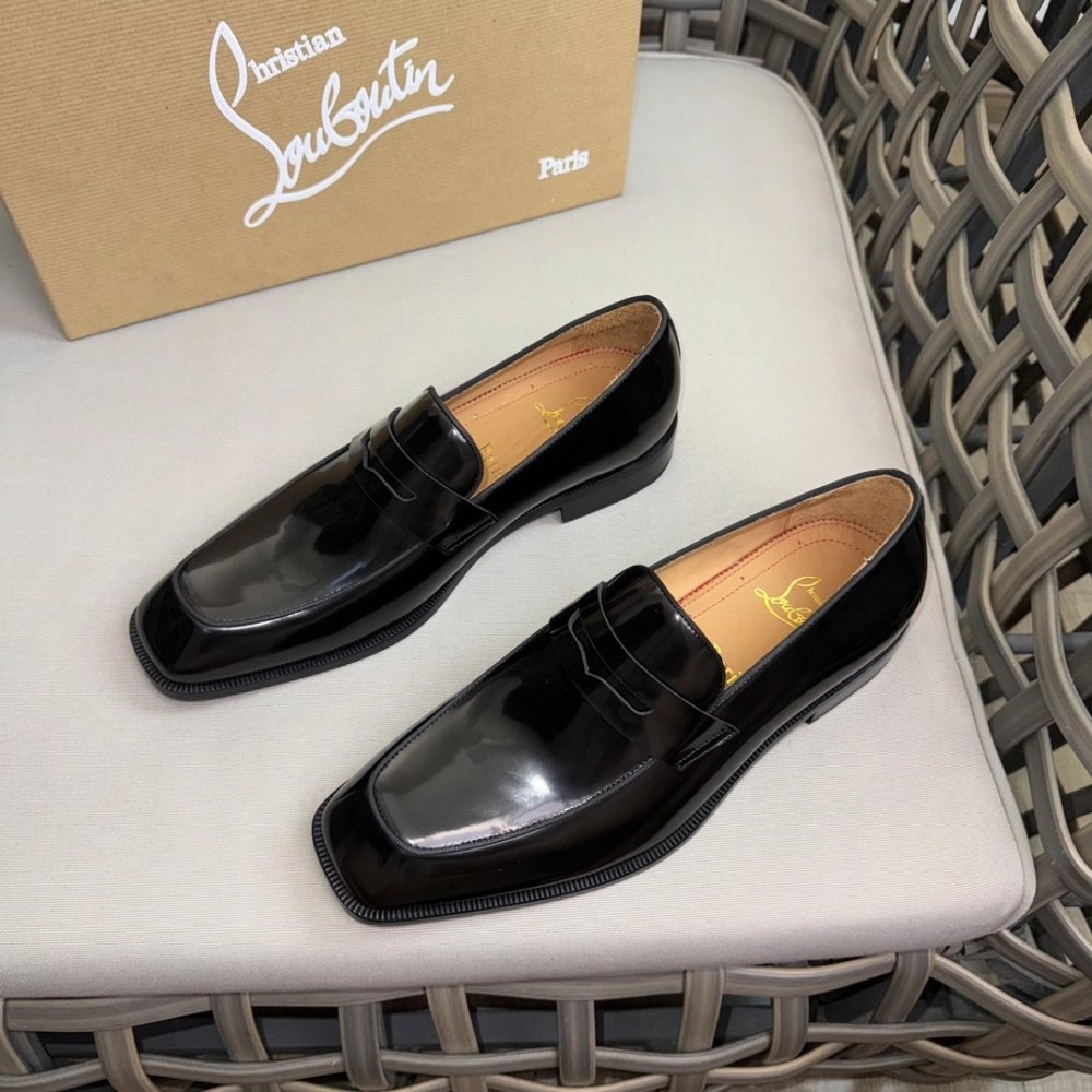 Christian Louboutin leather shoes 044,Oxfords,Christian Louboutin Sneakers,Luxury Shoes