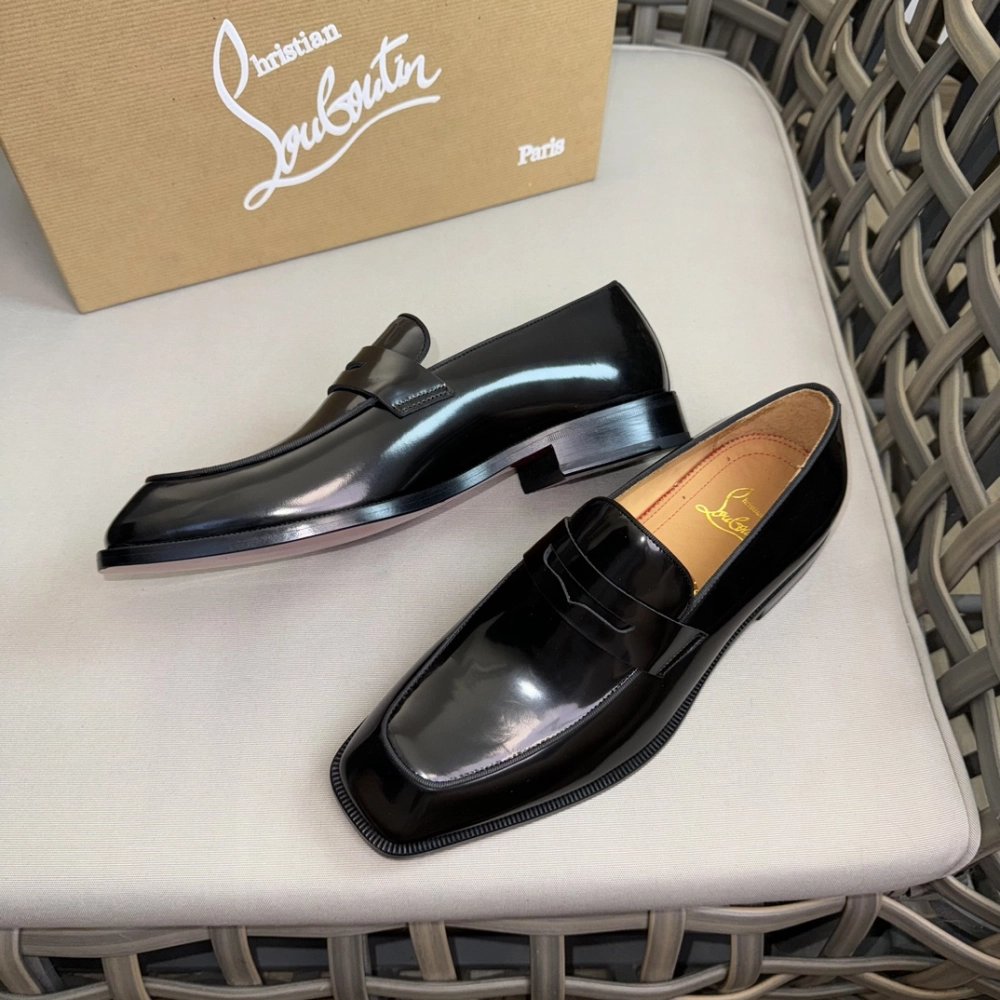 Christian Louboutin leather shoes 044,Oxfords,Christian Louboutin Sneakers,Luxury Shoes