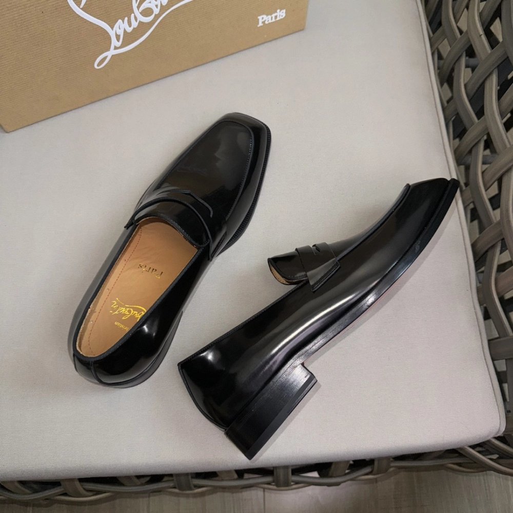 Christian Louboutin leather shoes 044,Oxfords,Christian Louboutin Sneakers,Luxury Shoes