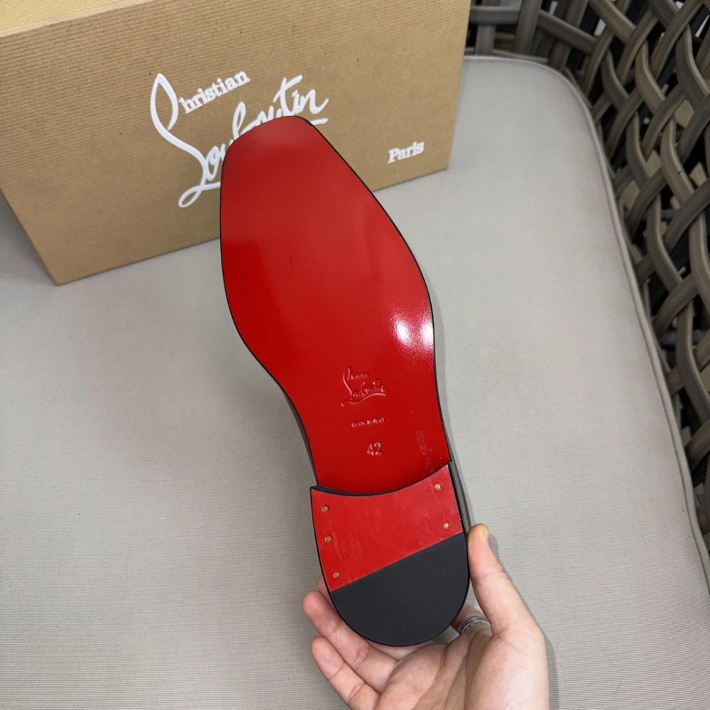 Christian Louboutin leather shoes 044,Oxfords,Christian Louboutin Sneakers,Luxury Shoes