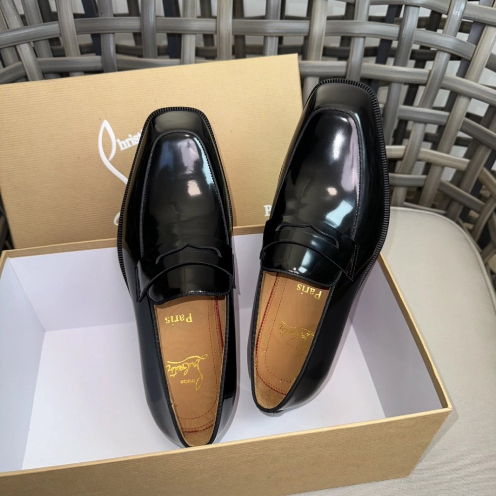 Christian Louboutin leather shoes 044,Oxfords,Christian Louboutin Sneakers,Luxury Shoes